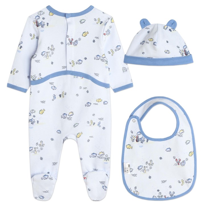 ens.pyjama+bavoir+bonnet