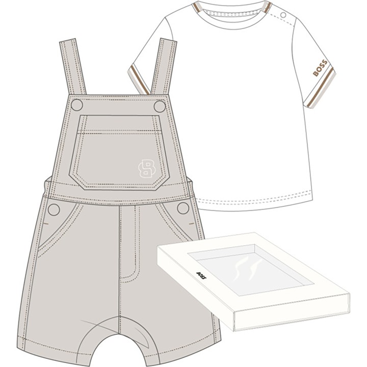 ens.t-shirt+salopette