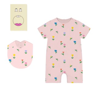 combi courte et bavoir