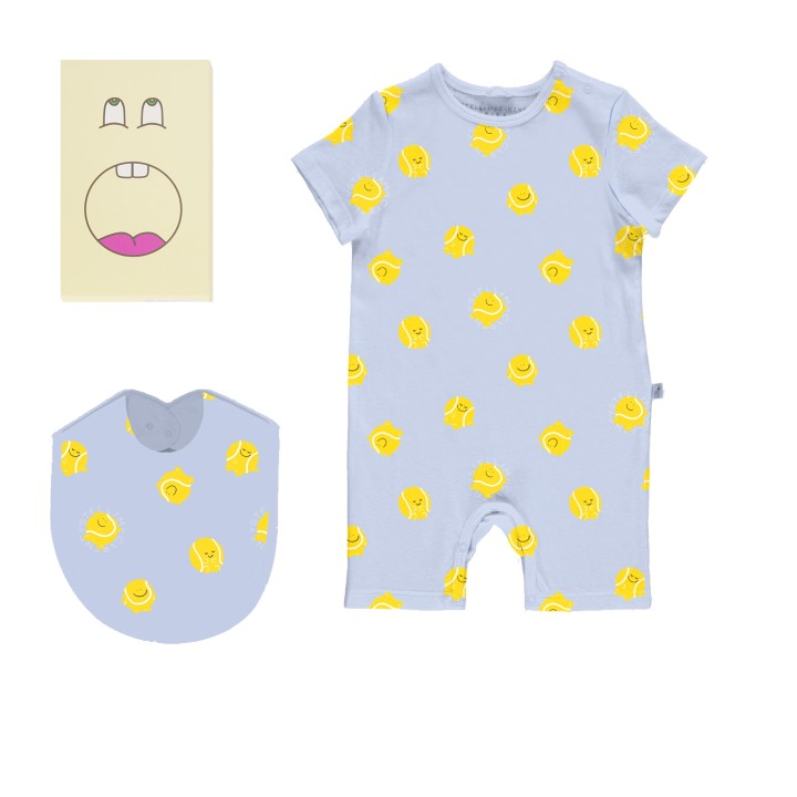 combi courte et bavoir